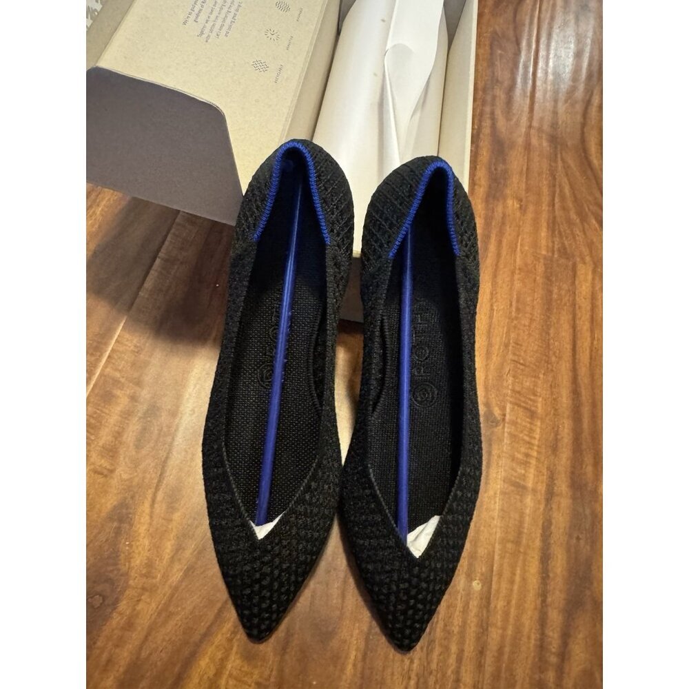 Rothys Flats Womens 9 The Point Honeycomb Slip On Shoes Classic Comfy $155 - Picture 10 of 11